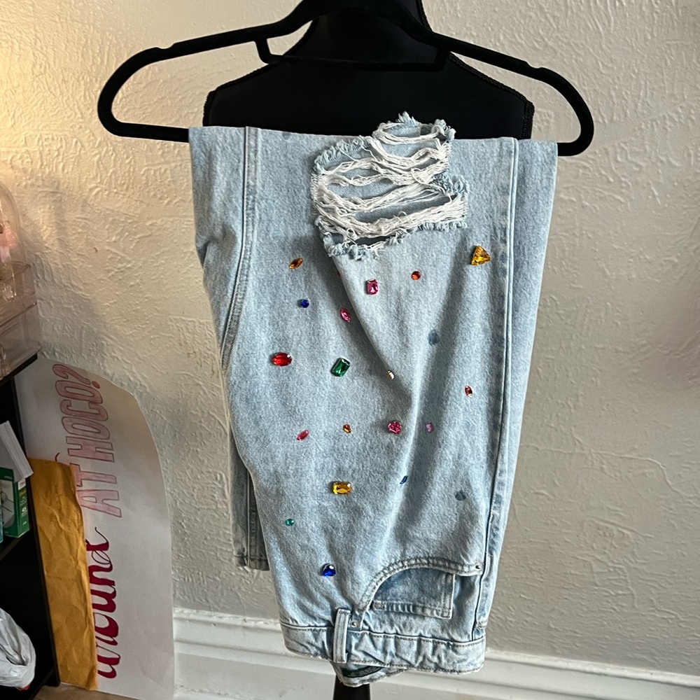 Wild Fable Light Blue Denim with Green Tag